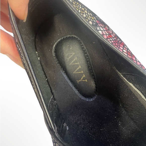 Savvy nursing shoes/clogs slip resistant footwear multicolored women’s size 10 - Picture 3 of 5